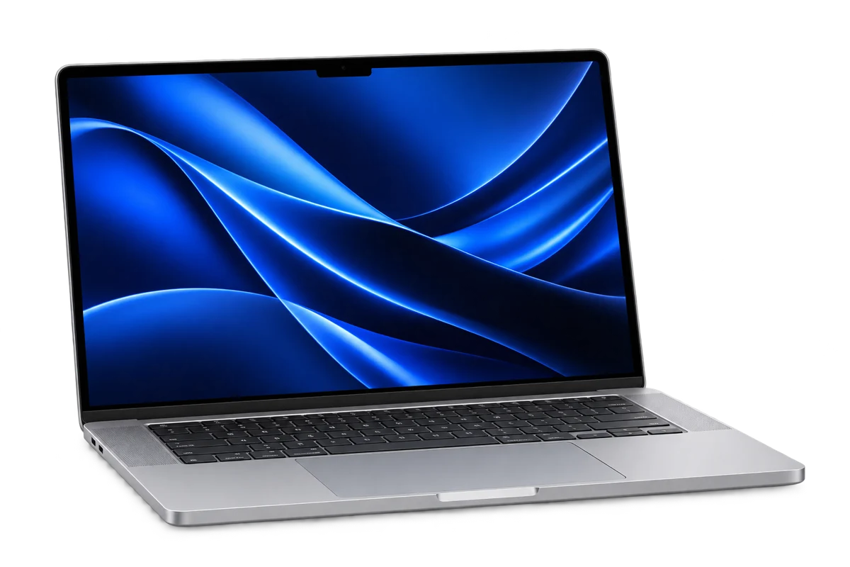 MacBook с синим экраном